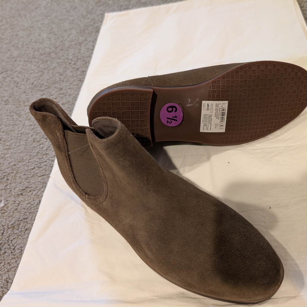 Brown Suede Ankle Boots